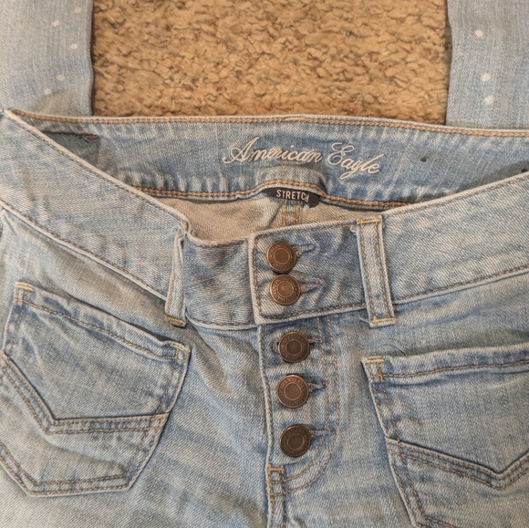 American Eagle Outfitters Blue Flare Denim Jeans - Picture 2 of 6